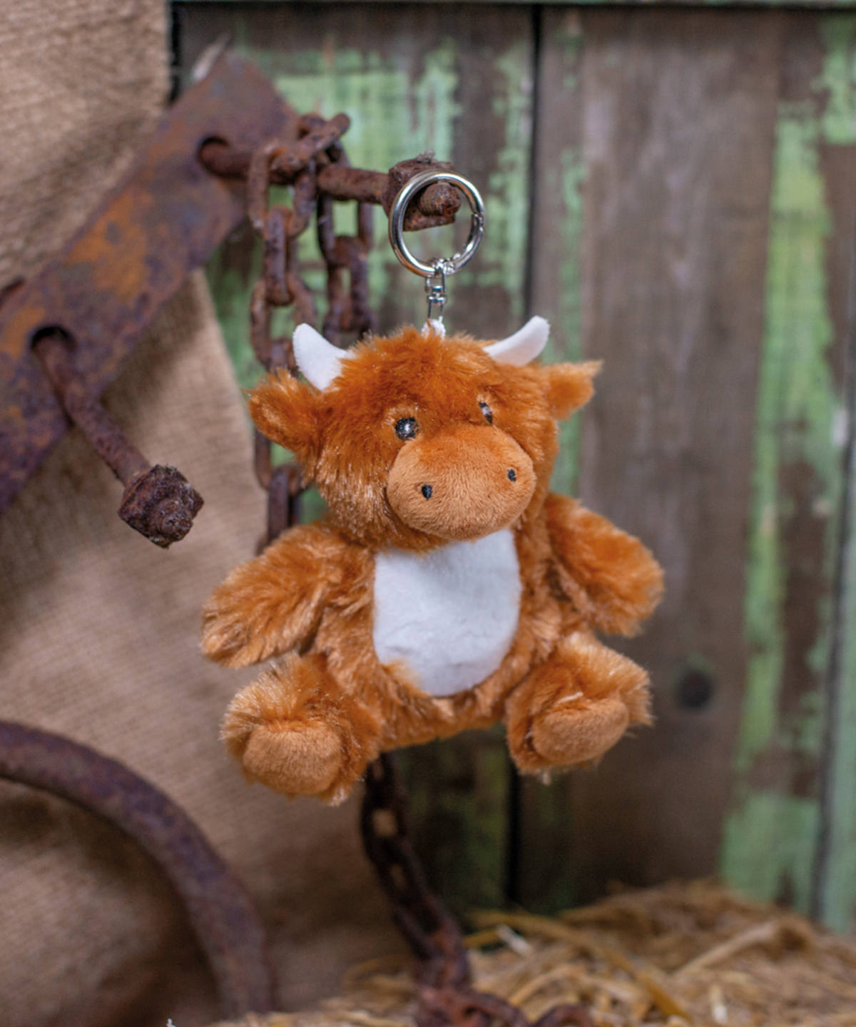 Cow Key Ring (Brown)