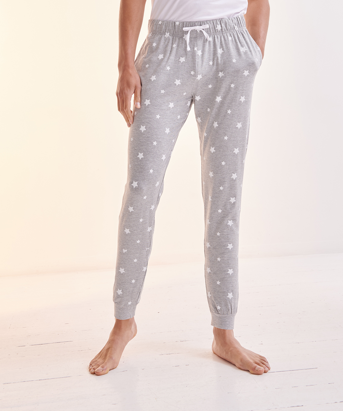 Heather Grey/White Stars