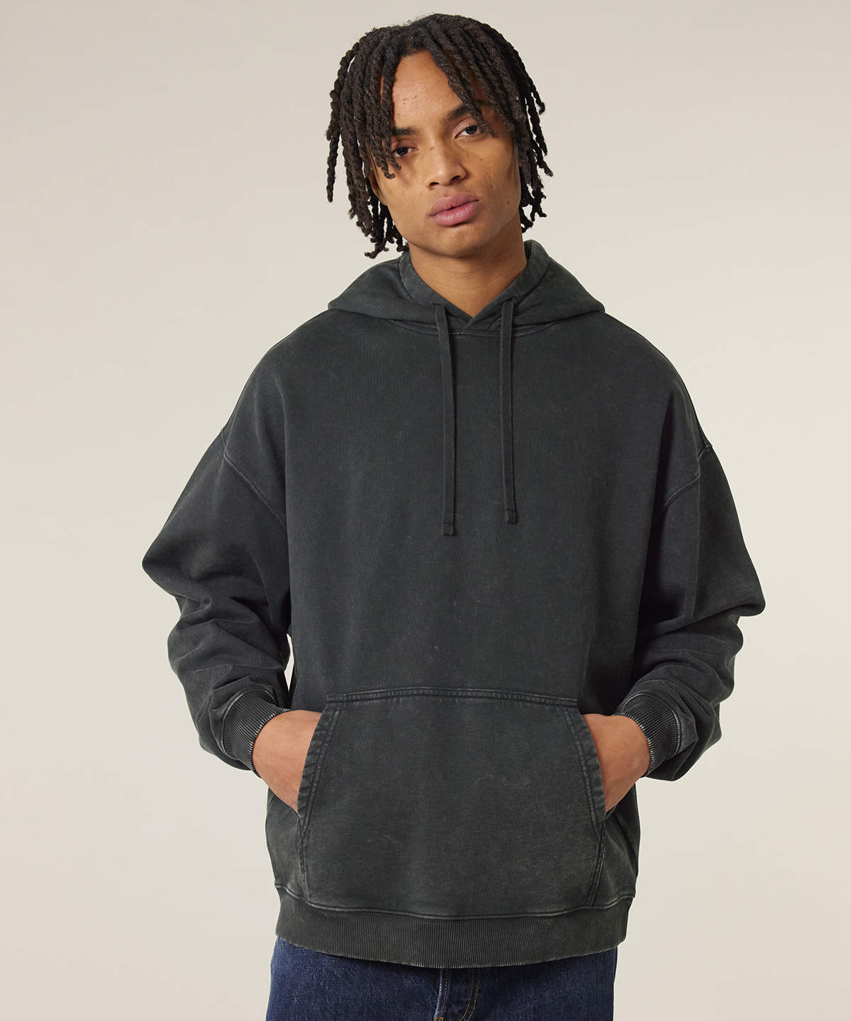 Garment Dyed Black Rock