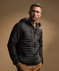 Hooded crossover jacket (9628)